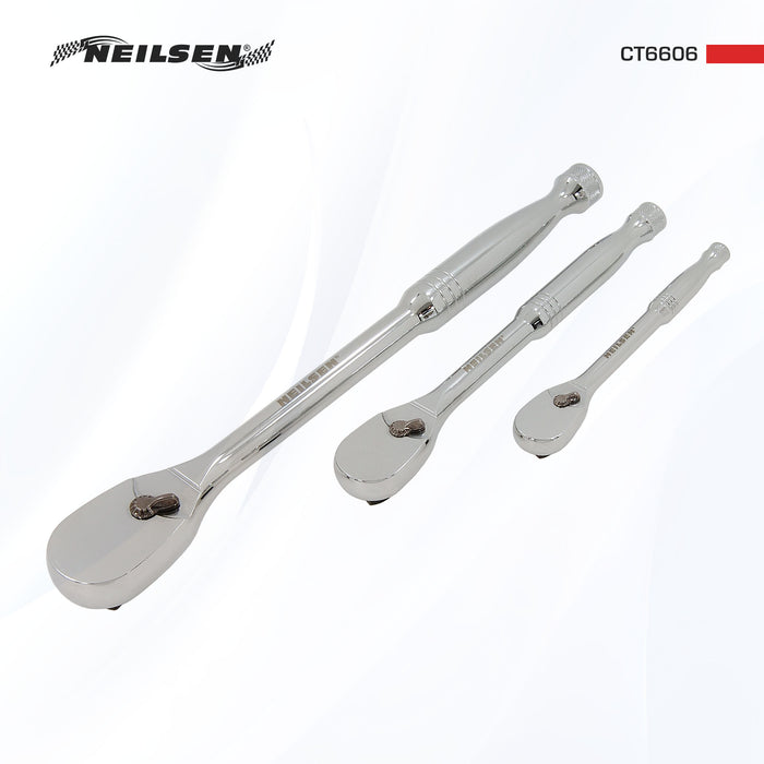 CT6606 - 3pcs Pear Head Premium Ratchet