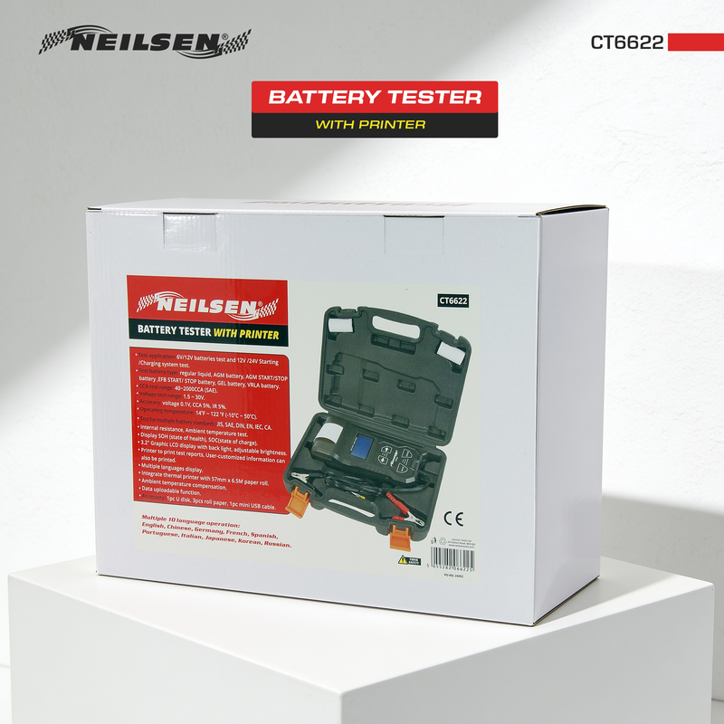 CT6622 - Battery Tester with Printer