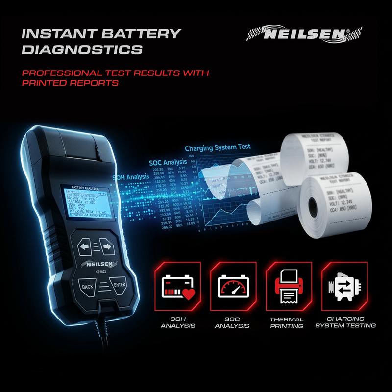 CT6622 - Battery Tester with Printer