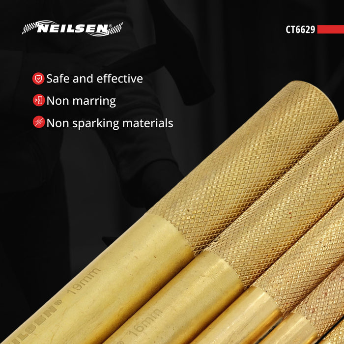 CT6629 - 5pc Brass Punch Set