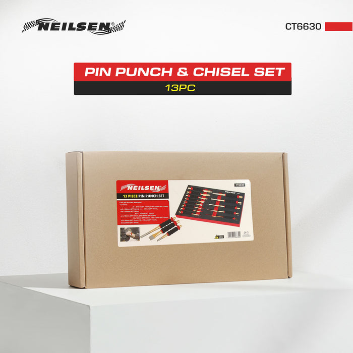 CT6630 - 13pc Pin Punch & Chisel Set