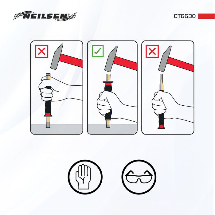 CT6630 - 13pc Pin Punch & Chisel Set