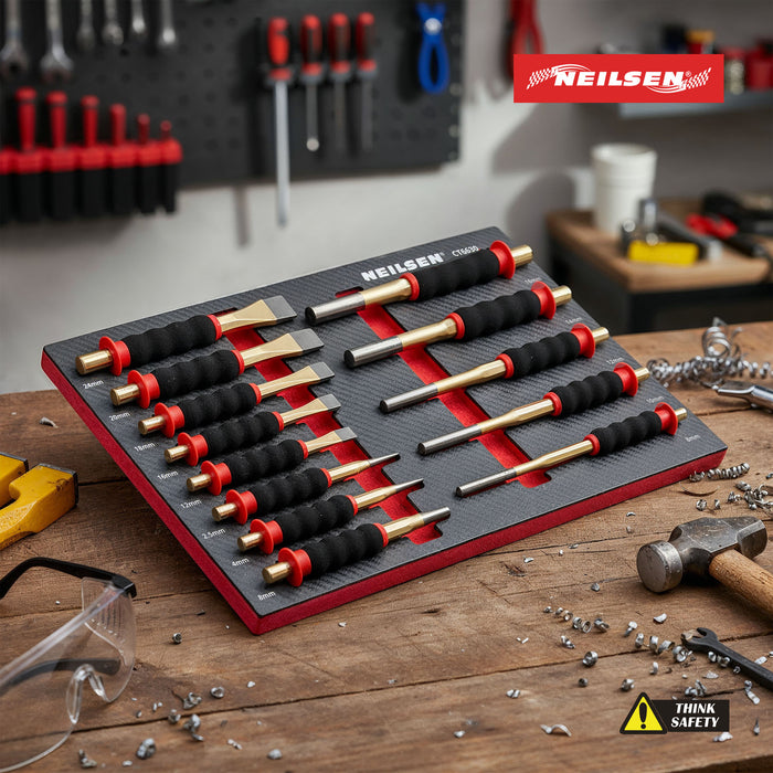 CT6630 - 13pc Pin Punch & Chisel Set