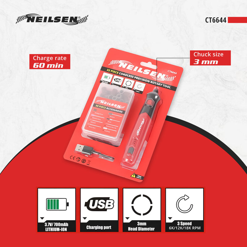 CT6644 - 32pc Cordless Precision Rotary Tool