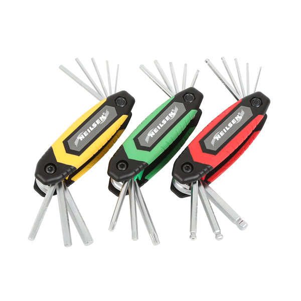 CT6647 - 3pc Folding Hex Key Set