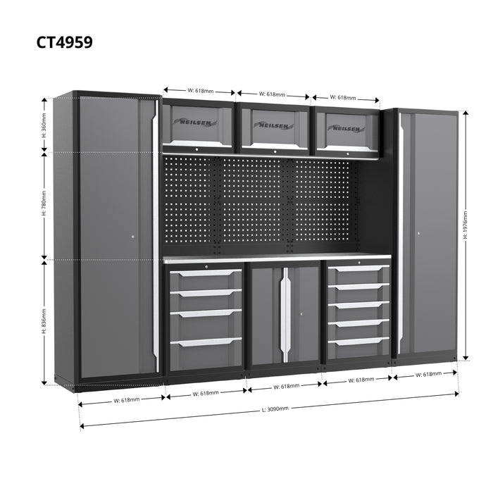 CT4959 - Garage Storage System - Grey