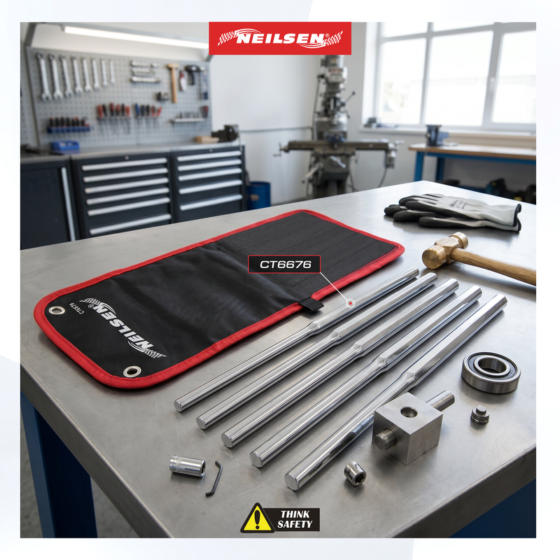 CT6676 - 5pcs 350mm Extra-Long Pin Punch Set