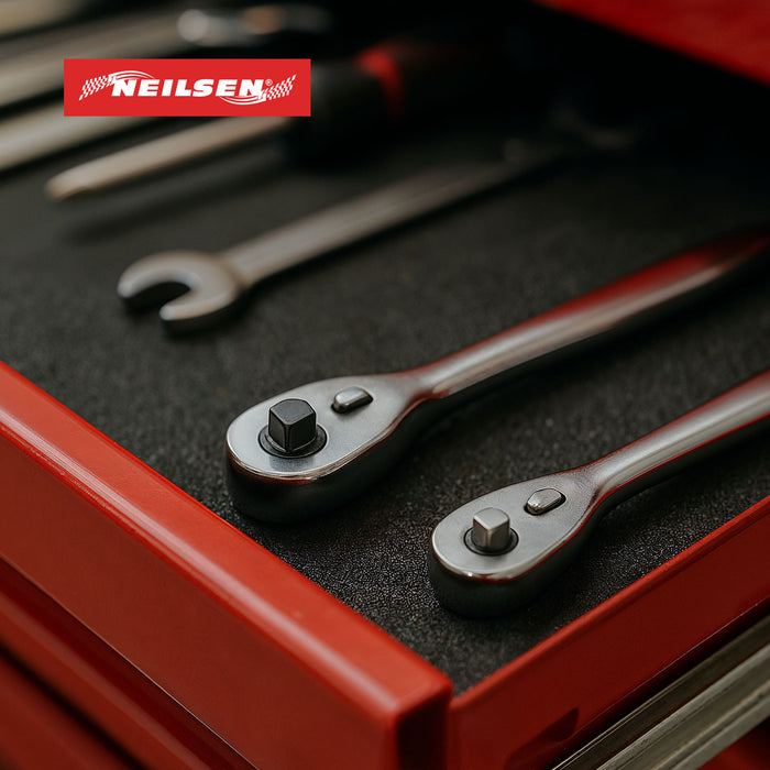 CT6698 - 2pc Micro Ratchet Set 1/4Drive