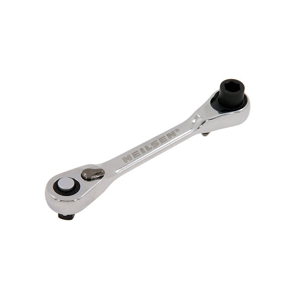 CT6699 - 1/4inch Hex + 1/4inch Square Dr Micro Ratchet Bit Driver Wrench