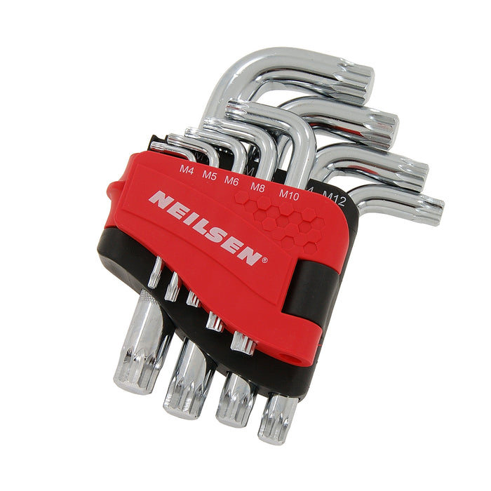 CT6719 - L Type Wrench Set Short Spline M4 - M18 9pc