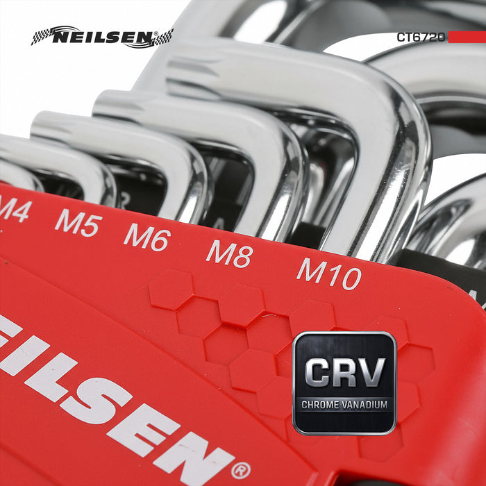 CT6720 - 9pc  L-Type Spline Wrench Set