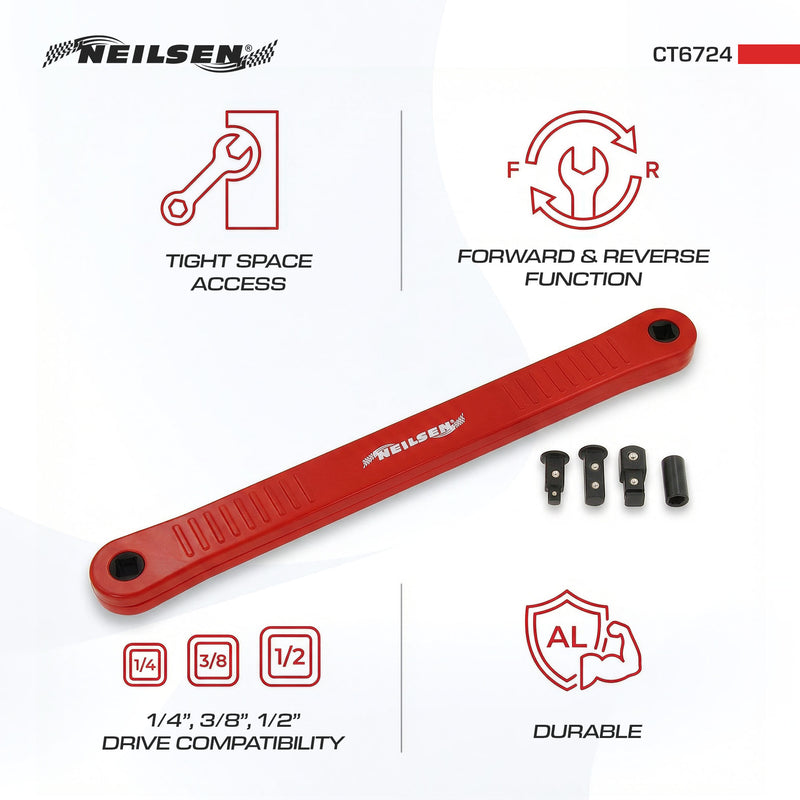 CT6724 - 5pc Sideways Extension Ratchet Set