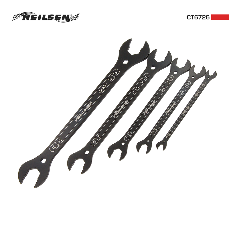 CT6726 - 5pc 4 In 1 Extra Thin Open Ended Spanner