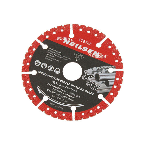 CT6727 - Multi Purpose Brazed Diamond Blade 115mm