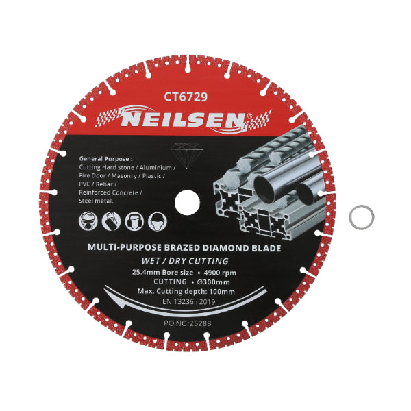 CT6729 - Multi-Purpose Brazed Diamond Blade - 305mm