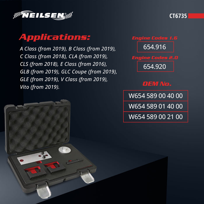 CT6735 - Engine Timing Kit For Mercedes Benz 1.6 & 2.0 Diesel