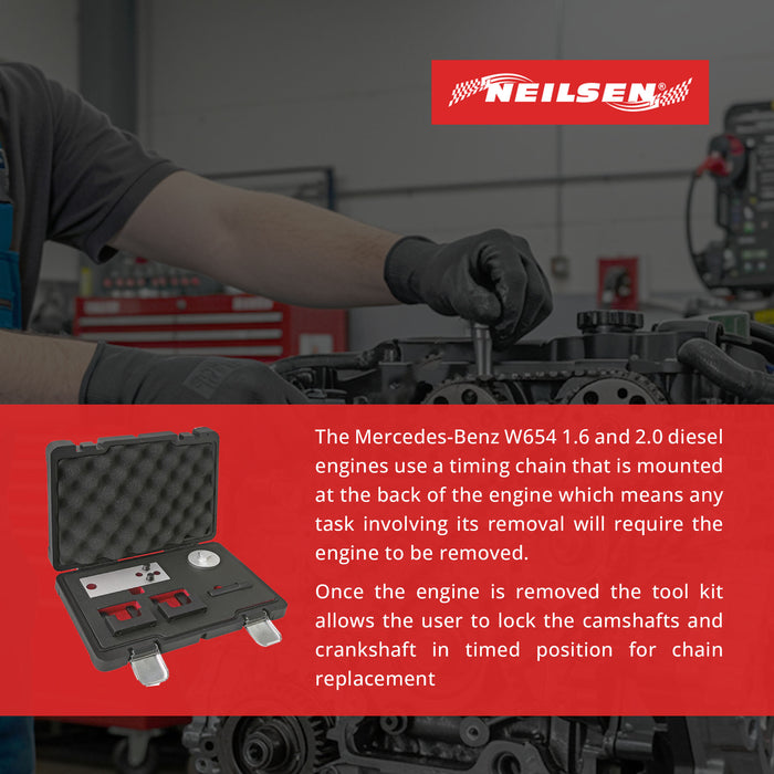 CT6735 - Engine Timing Kit For Mercedes Benz 1.6 & 2.0 Diesel