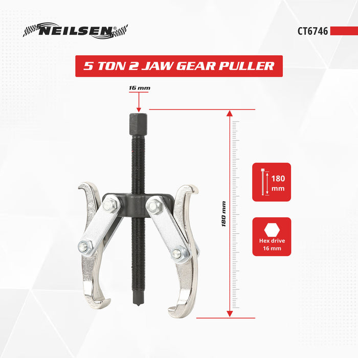 CT6746 - 5 Ton 2 Jaw Gear Puller