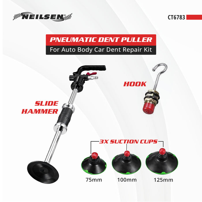CT6783 - Pneumatic Dent Puller For Auto Body Car Dent Repair Kit
