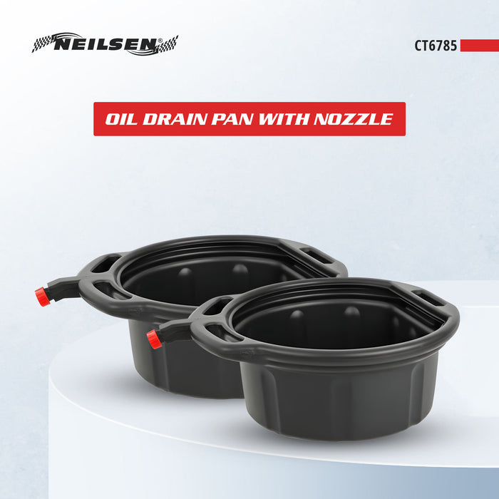CT6785 - 8L Oil Drain Pan With Nozzle