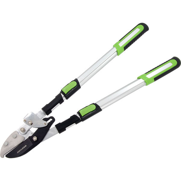CT6795 - Telescopic Soft Grip Anvil Ratchet Loppers With Aluminum Handles
