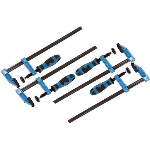 Neilsen Heavy Duty 2-Piece F Clamps – 150mm Cast Iron Clamps For Woodworking & Metalworking – Strong And Durable