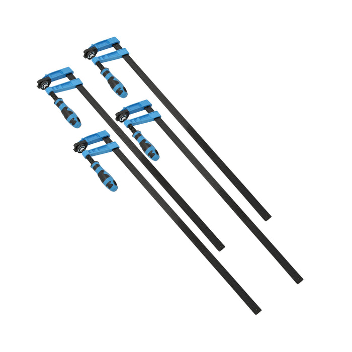 CT6804 - 4pc F-Clamp Set Size: 600 x 80mm