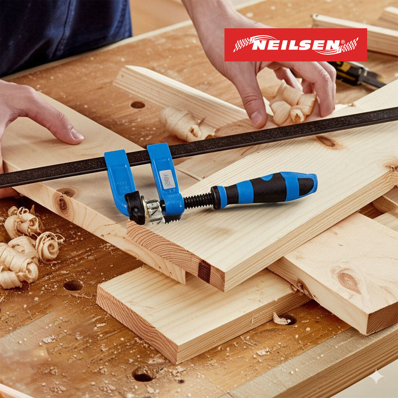 CT6804 - 4pc F-Clamp Set Size: 600 x 80mm