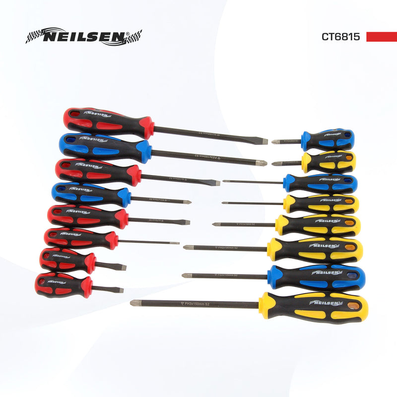 CT6815 - 16pc Diamind Tipped Screwdriver Set