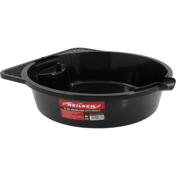 CT6817 - Oil Drain Pan With Nozzle - 5Ltr