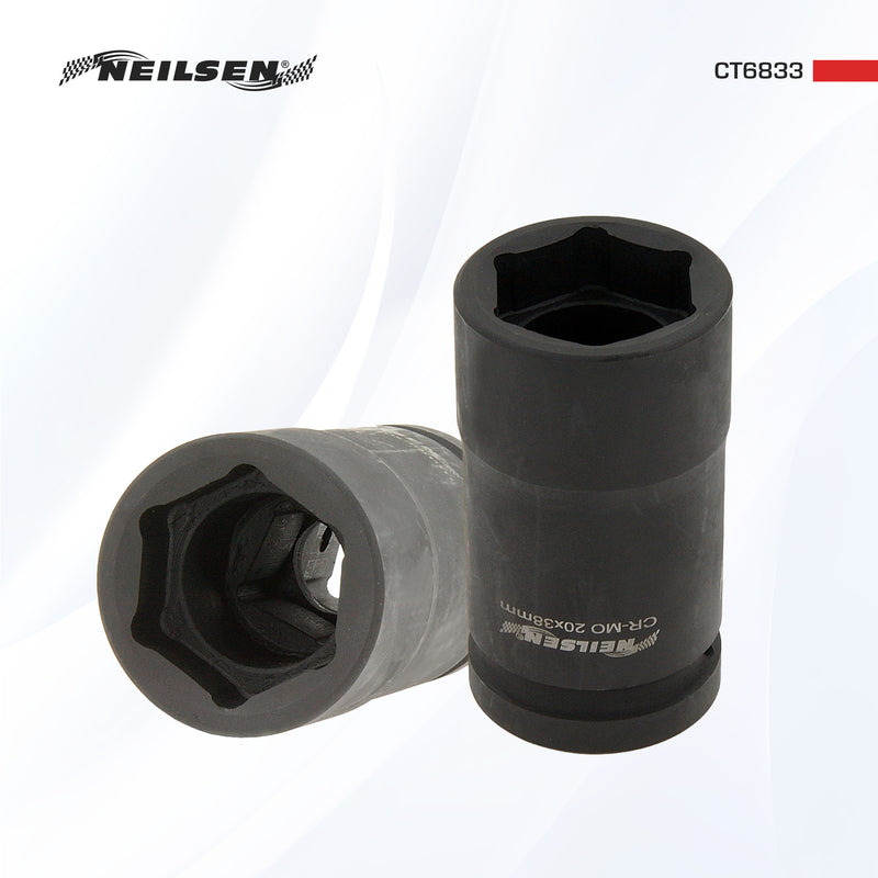 CT6833 - Budd Wheel Nut Socket Set 1 Inch Dr 20mm x 38mm