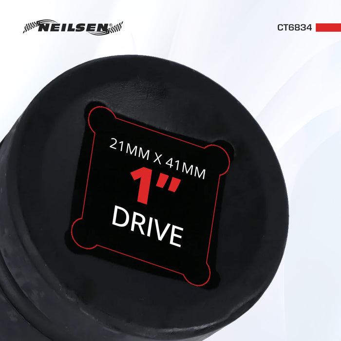 CT6834 - Budd Wheel Nut Socket Set 1 Inch Dr 21mm x 41mm