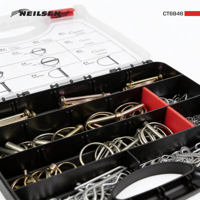 CT6846 - 190pc Heavy Duty Hitch Lynch & PTO Pins