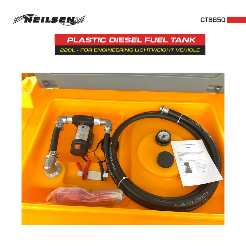 CT6850 - 220L Plastic Diesel Fuel Tank For Engineering Lightweight Vehicle