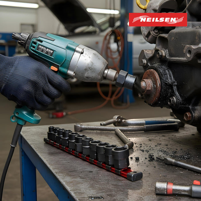 CT6857 - 15pc 1/2'' Dr Extra Stubby Hex Shanked Impact Socket Set