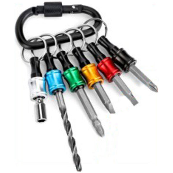 CT6866 - 6pc 1/4inch Hex Shank Bits & Extension Bar Holder