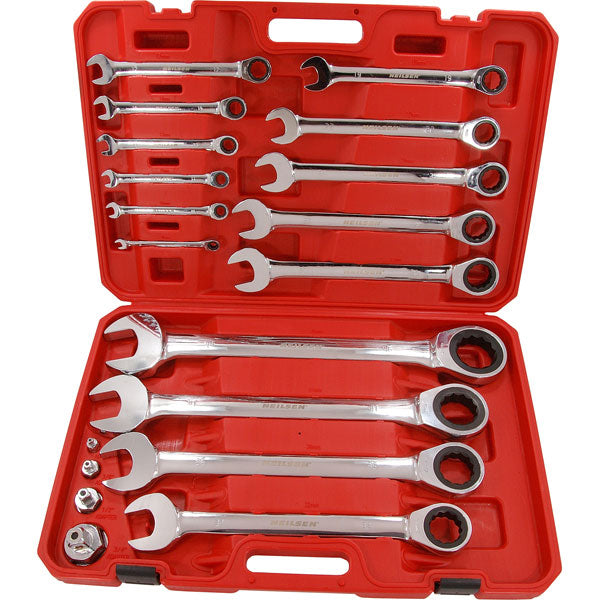 CT6867 - 19pc Ratcheting Combination Wrench Set 8-46mm