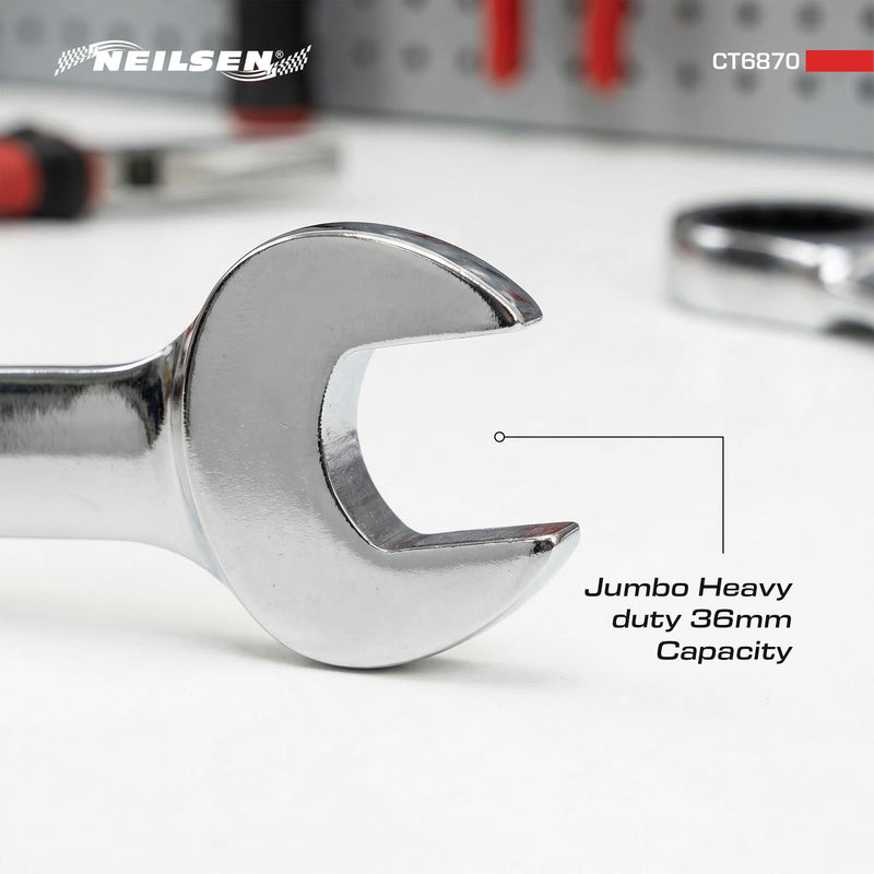 CT6870 - Jumbo Ratcheting Combination Wrench - 36mm