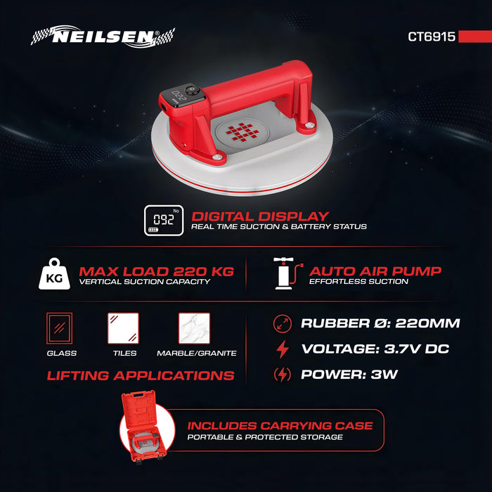 CT6915 - Vacuum Suction Cup With Digital Display