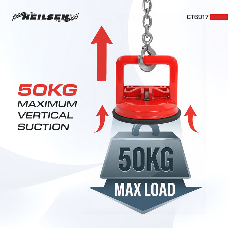 CT6917 - Suction Cup Aluminium  die casting body 50Kg Suction