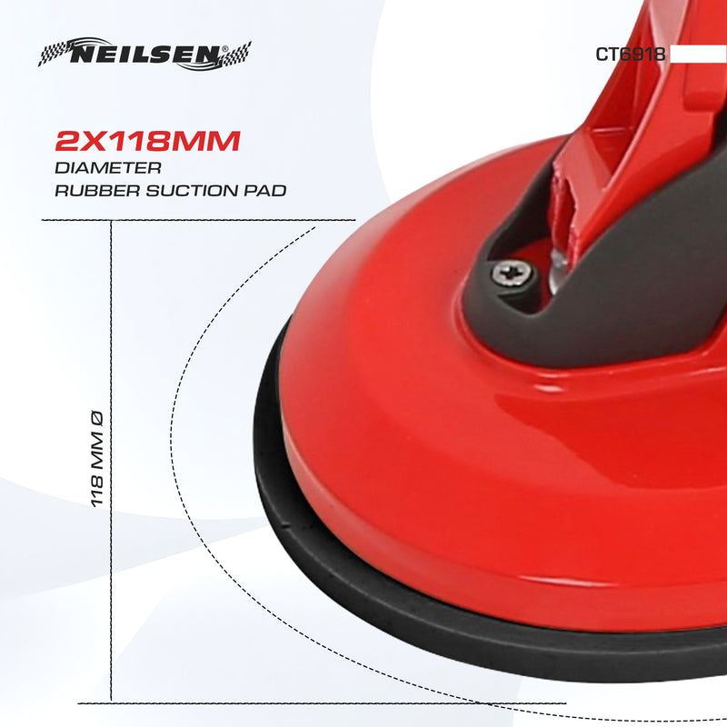 CT6918 - Suction Cup With 2 Jaw Aluminium  die casting body 120kg Suction