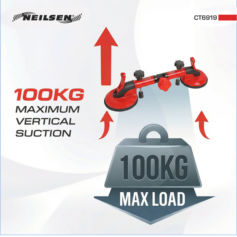 CT6919 - Angle Adjustable Suction Cup Aluminium  die casting body 100kg Suction