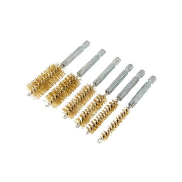 CT6931 - 6pc Brass 1/4inch Hex Wire Brush For CT2572