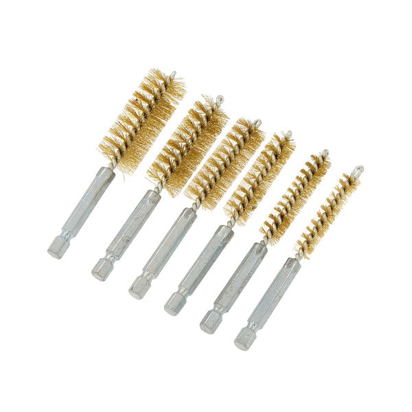 CT6931 - 6pc Brass 1/4inch Hex Wire Brush For CT2572