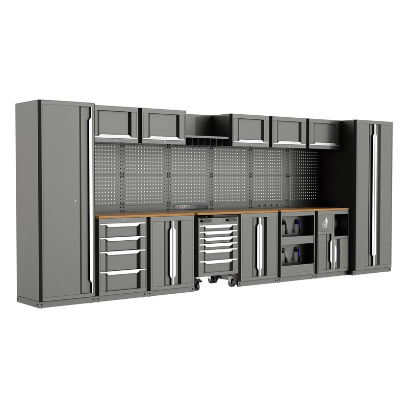 CT6944 - 42pc Workshop Storage System  With Wooden Worktop