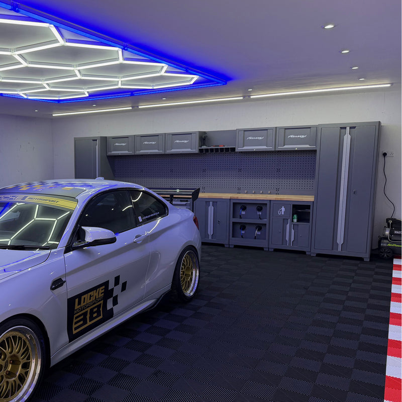 CT6944 - 42pc Workshop Storage System  With Wooden Worktop