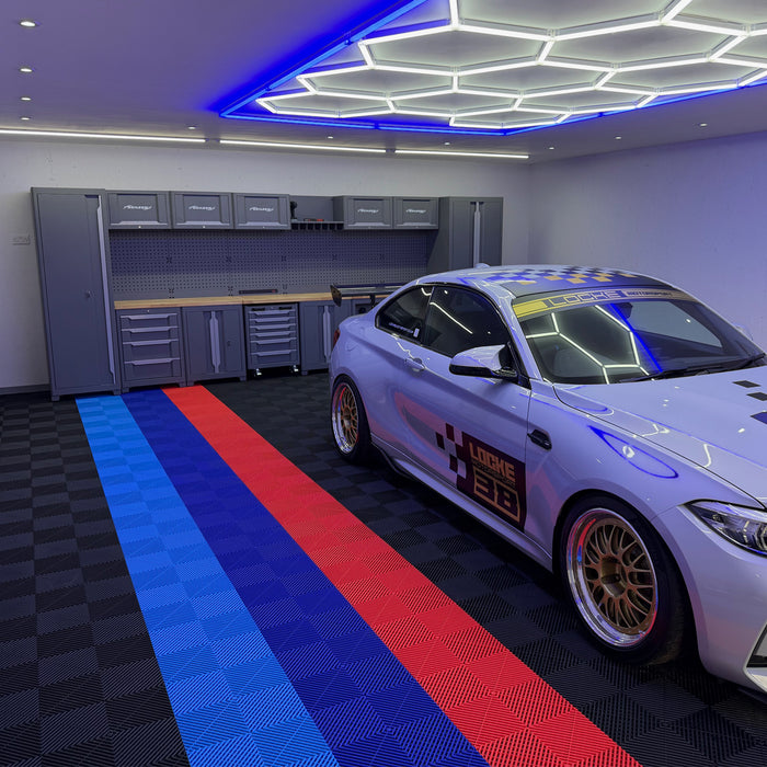 CT6944 - 42pc Workshop Storage System  With Wooden Worktop