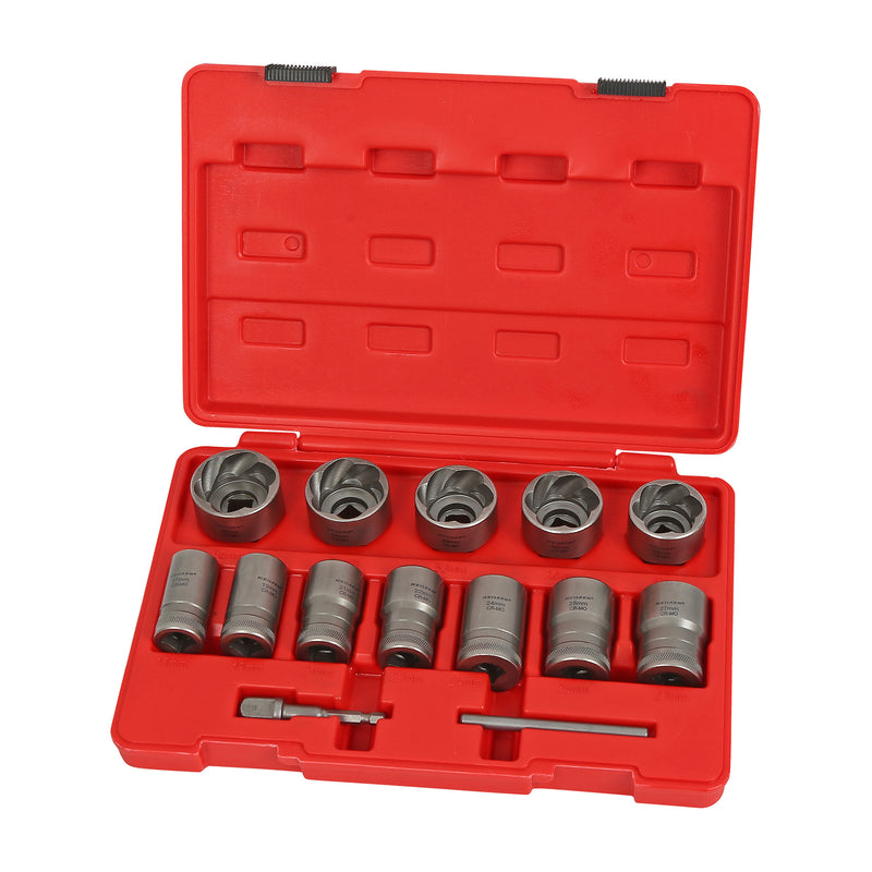CT7001 - 14pcs Extra Large Twist Socket Removal Set 17-36mm