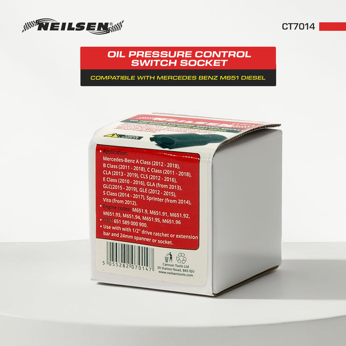 CT7014 - Oil Pressure Control Switch Socket for Mercedes Benz M651 Diesel