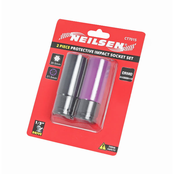 CT7015 - Protective Impact Socket 2pcs Set 20.5mm + 21.5mm